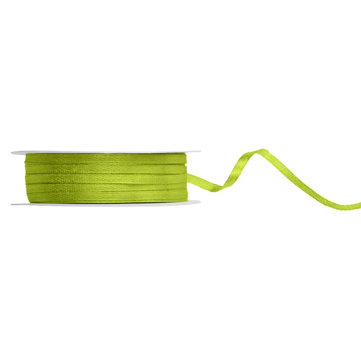 1 Ballonband - Satin - Apfelgrün - 3mm
