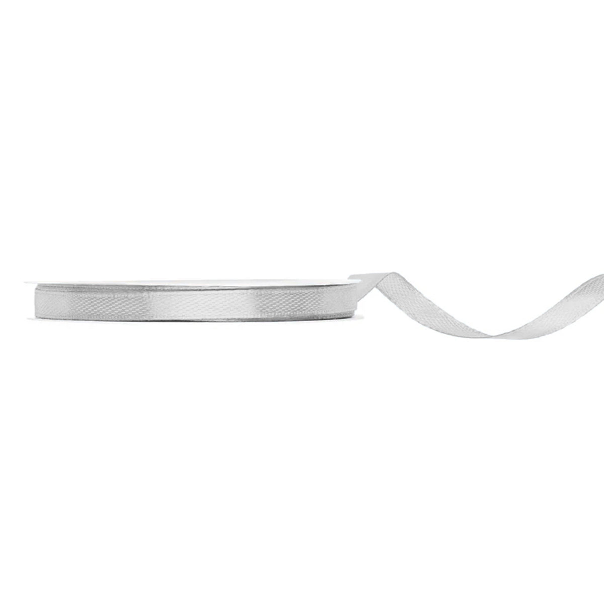 1 Ballonband - Satin - 6mm - Silber