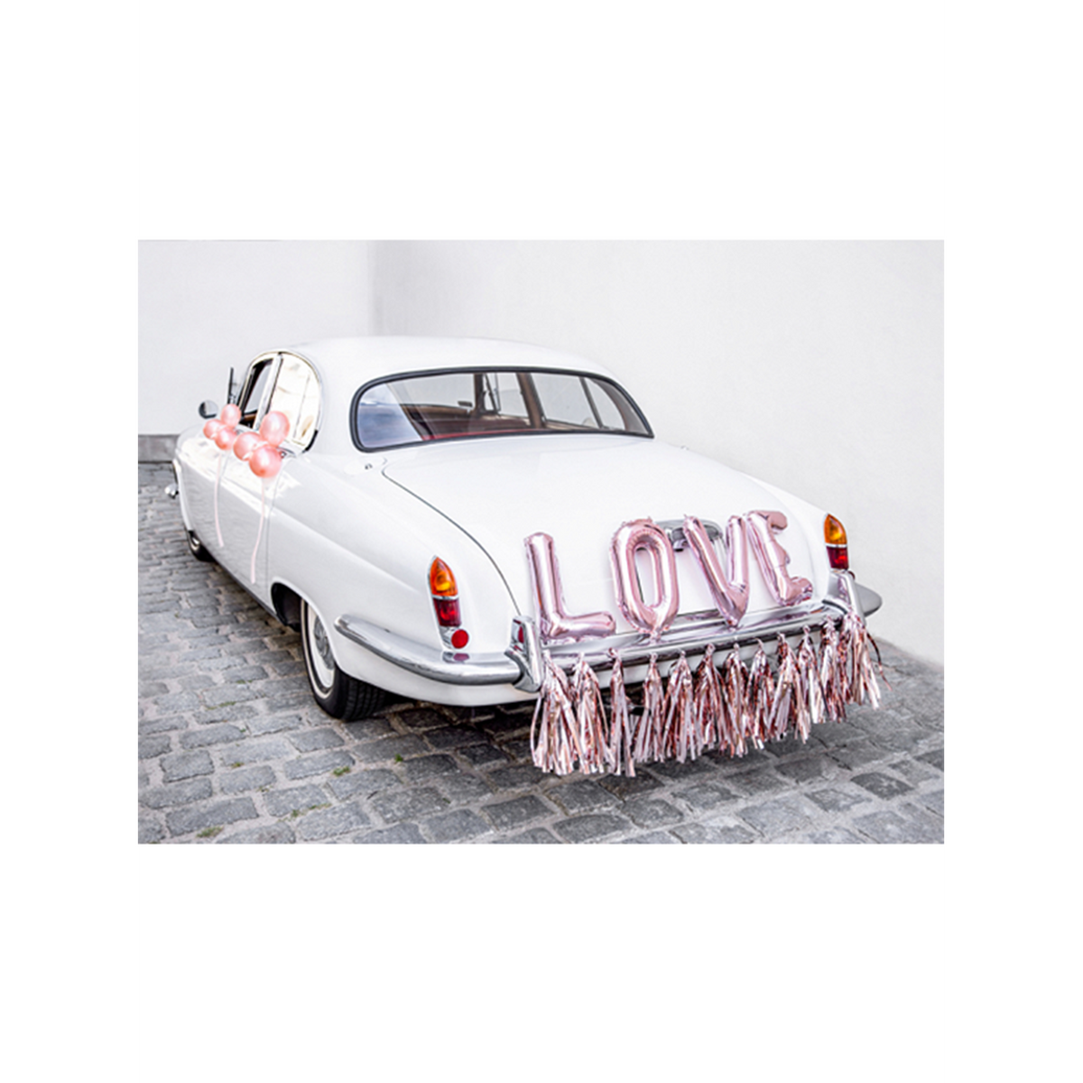 1 Autodekoration Set - Love - RoseGold