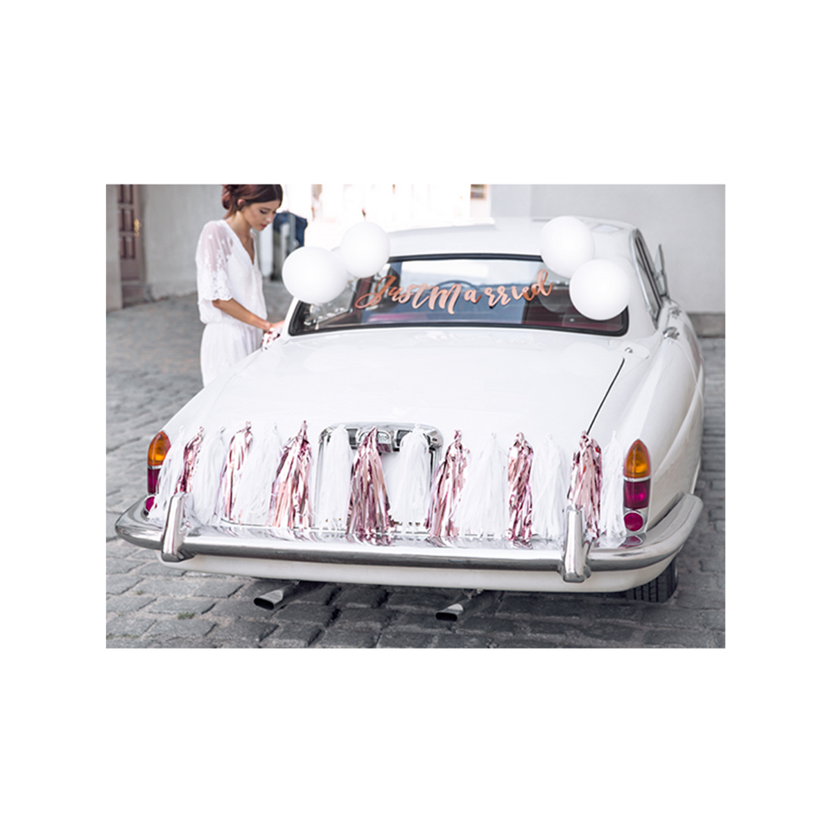 1 Autodekoration Set - Just Married