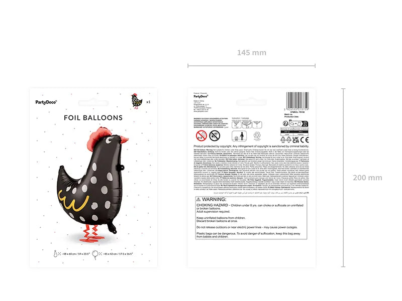 1 Laufender Ballon - Running Hahn