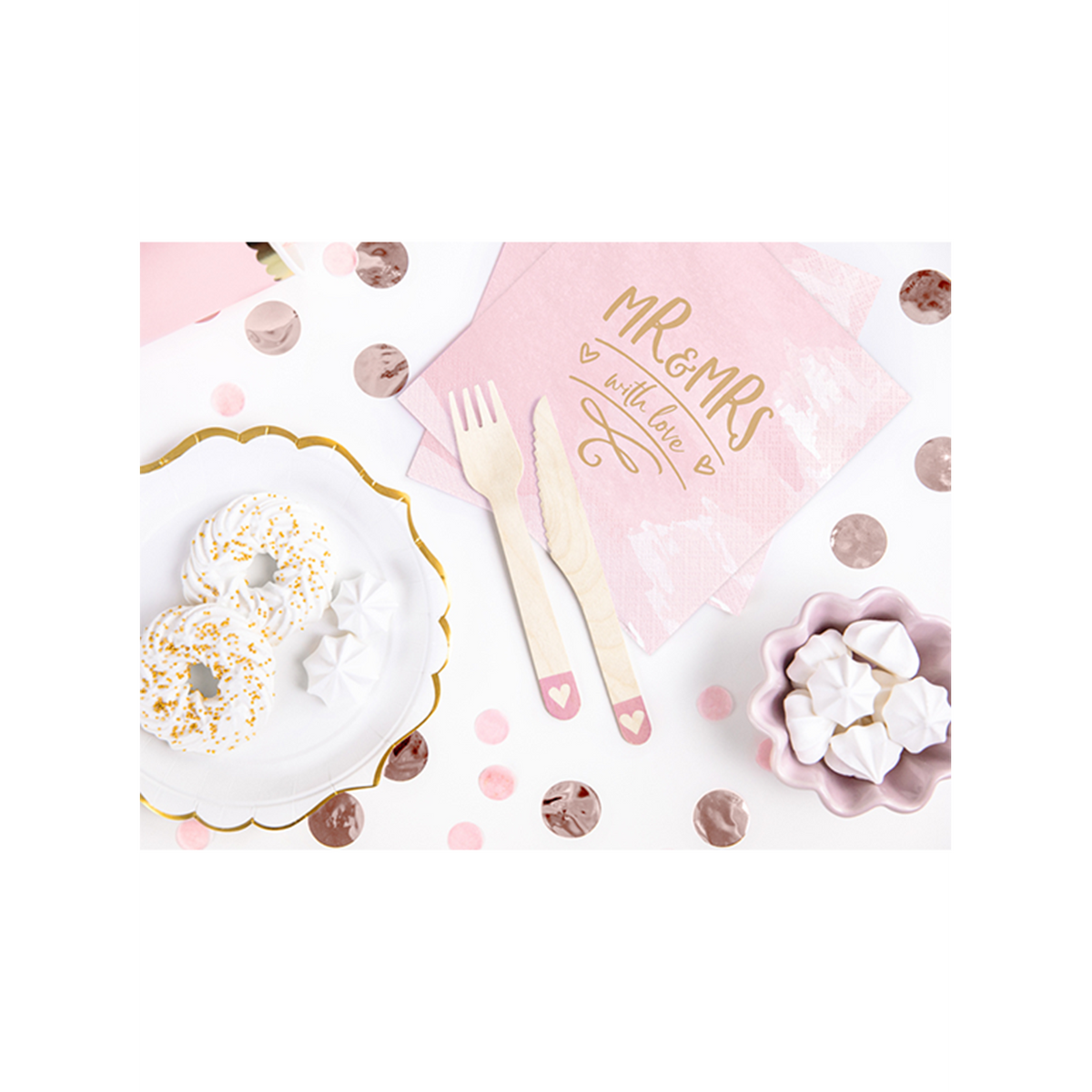 Holzbesteck - 18er Set - Hearts