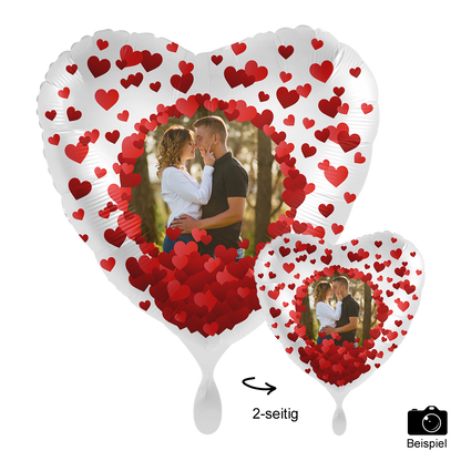 1 Ballon mit Foto - I Love You