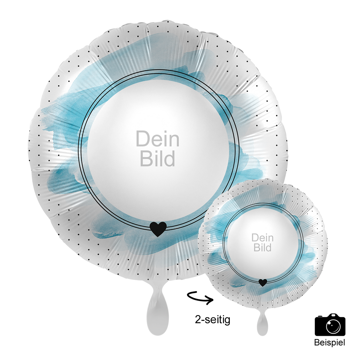 1 Ballon mit Foto - Welcome to the World, Baby Boy!