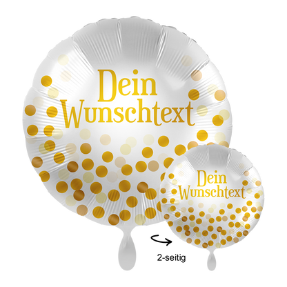1 Ballon mit Text - Golden Birthday Party