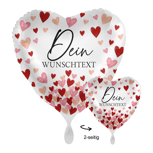 1 Ballon mit Text - All about Love