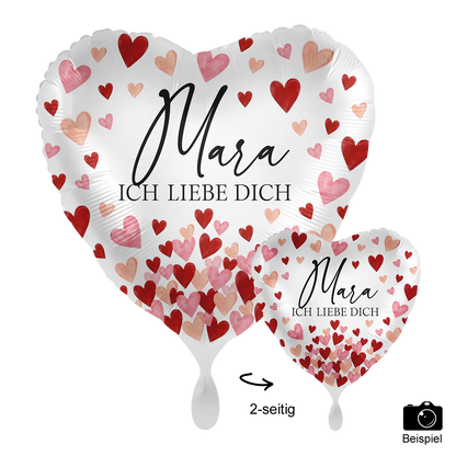 1 Ballon mit Text - All about Love