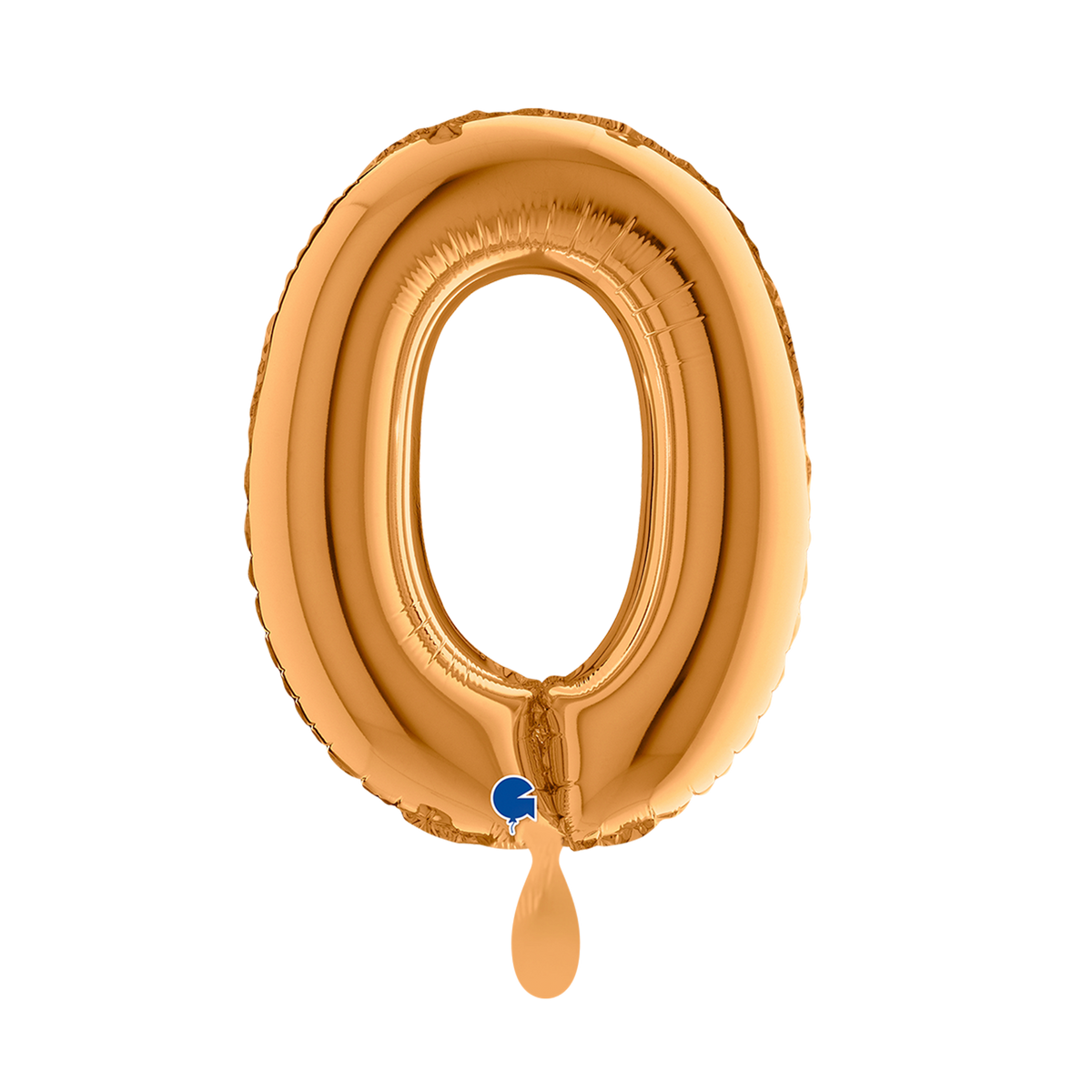 1 Balloon XS - Number 0 - Gold