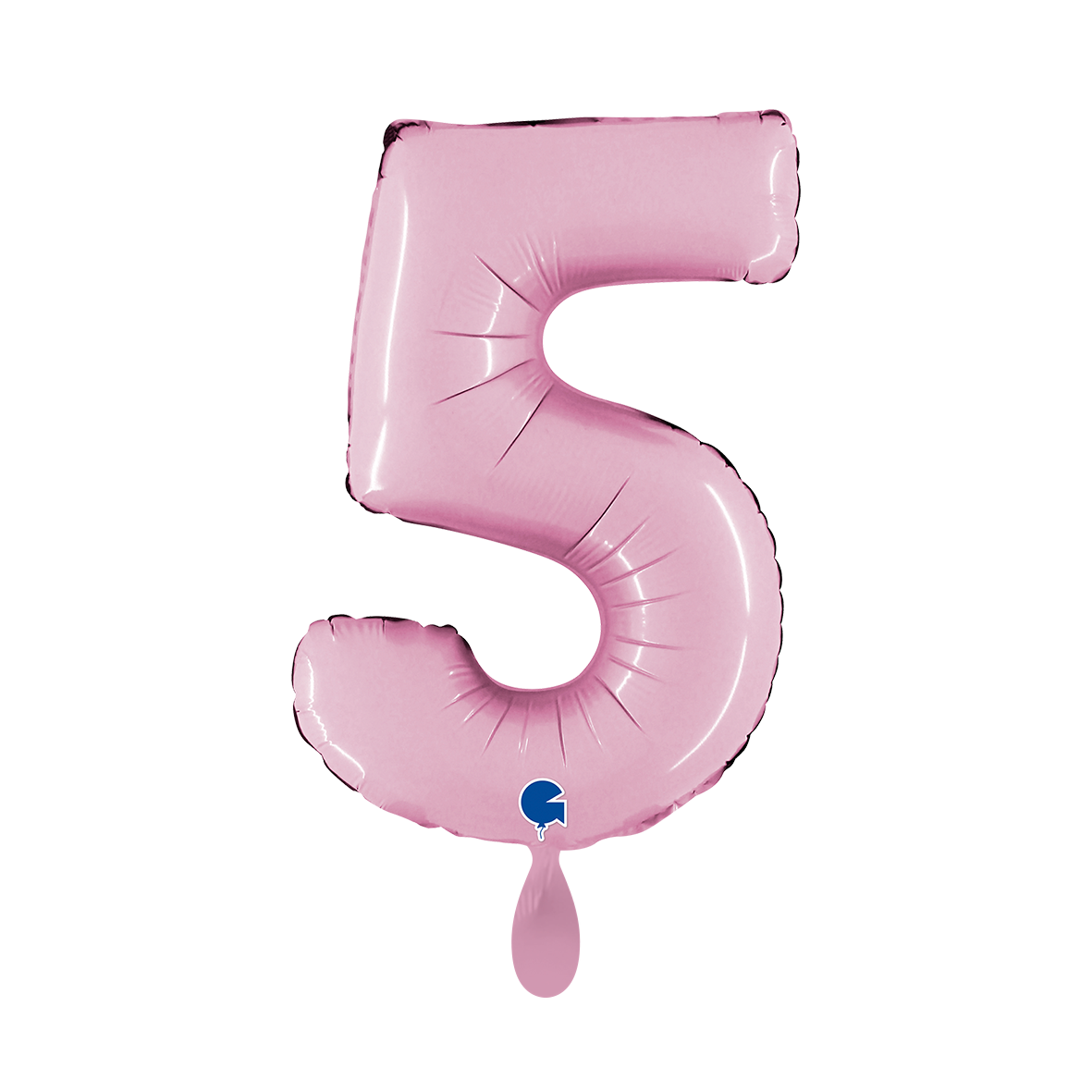 1 Balloon XS - Number 5 - Pastel Pink
