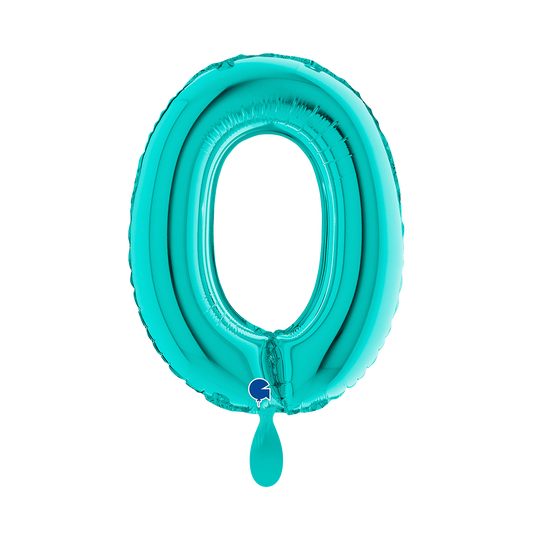 1 Balloon XS - Number 0 - Tiffany