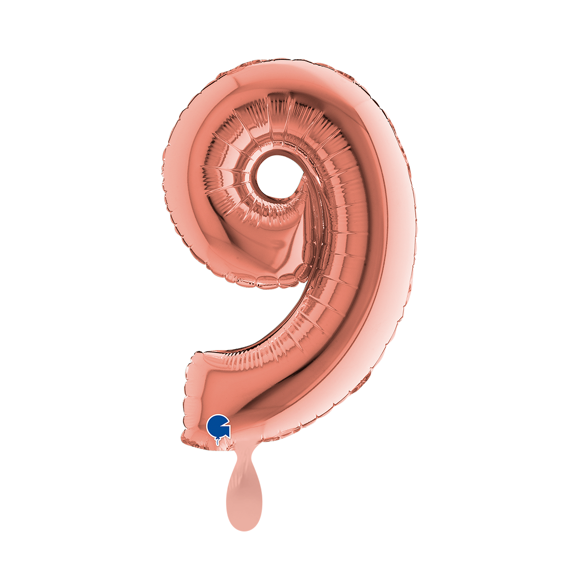 1 Balloon XS - Number 9 - Rose Gold