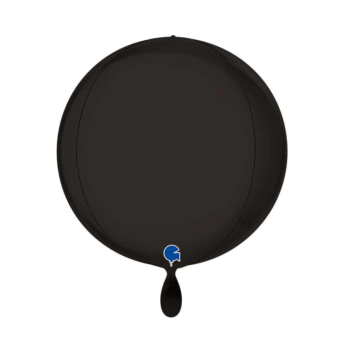 1 Balloon 4D - Globe - Satin Fumé Black
