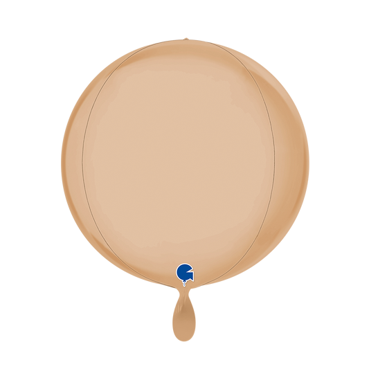 1 Balloon 4D - Globe - Satin Nude
