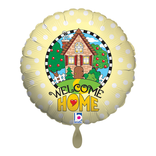 1 Balloon - Welcome Home Yellow
