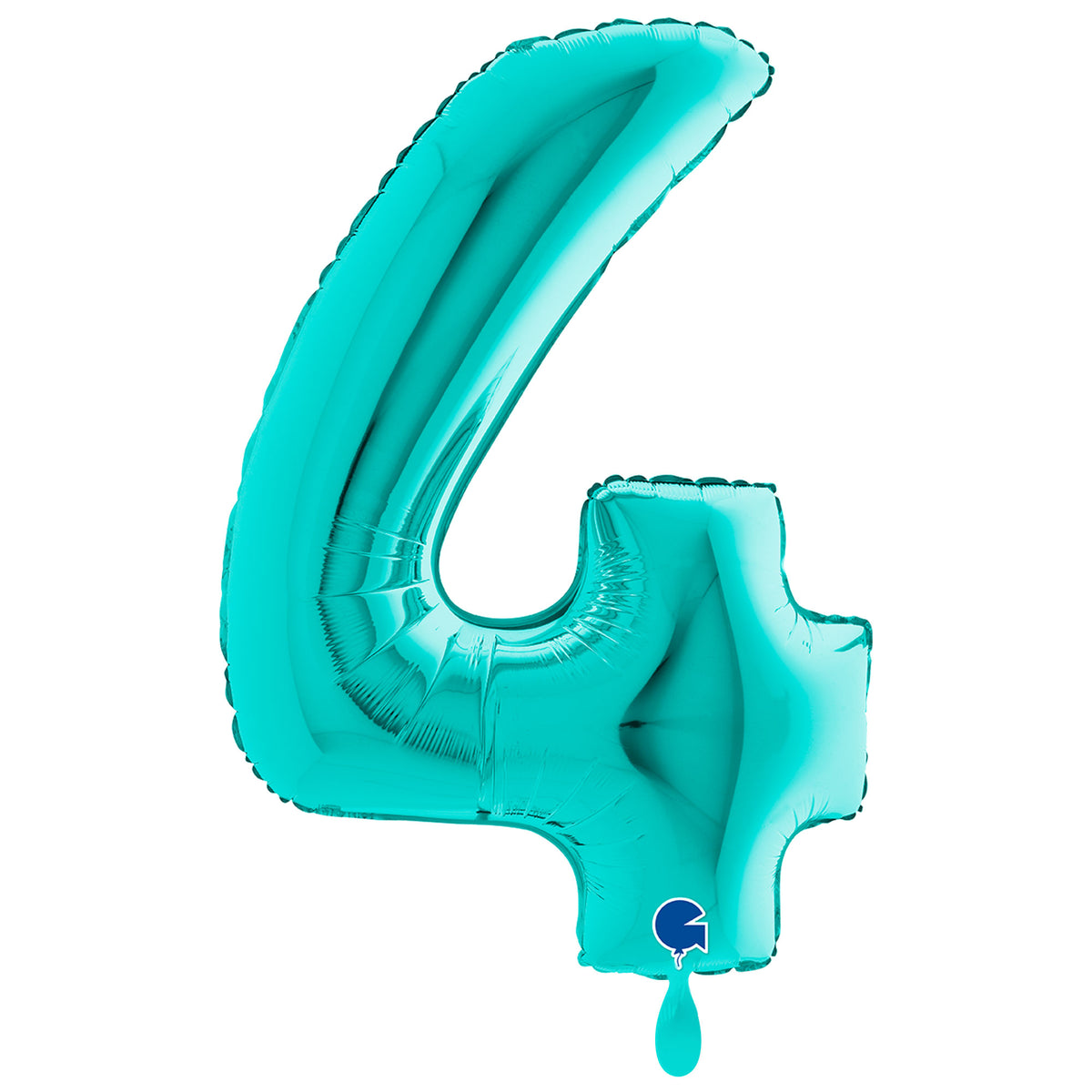1 Balloon XXL - Number 4 - Tiffany