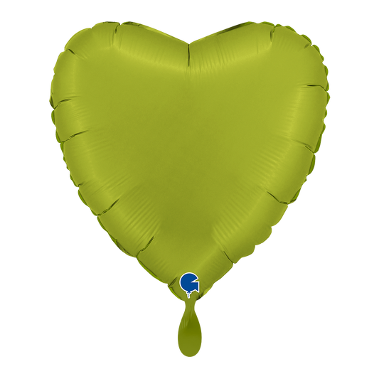 1 Balloon - Heart - Satin Matcha Latte