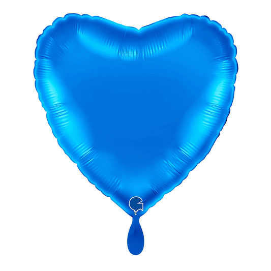 1 Balloon - Heart - Blue