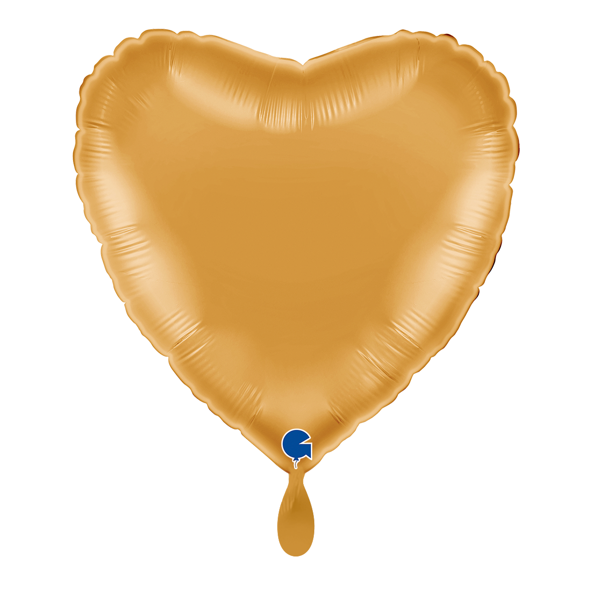 1 Balloon - Heart - Sunset Gold