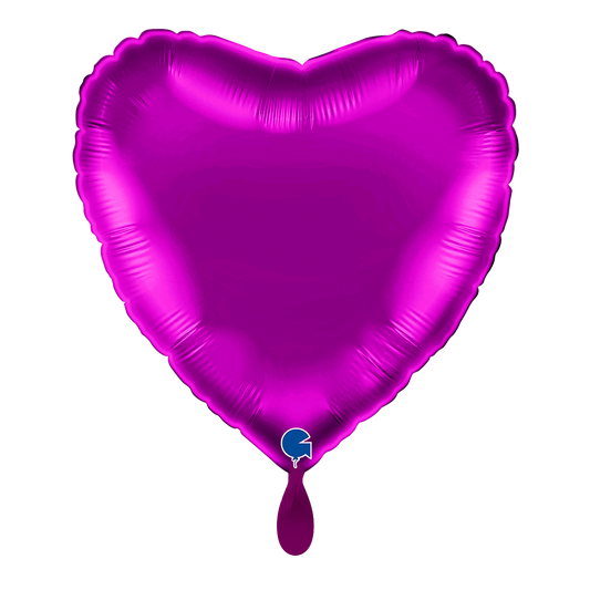 1 Balloon - Heart - Purple