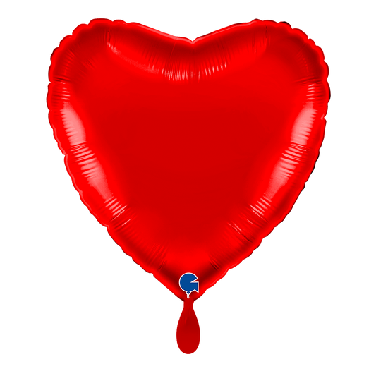 1 Balloon - Heart - Red