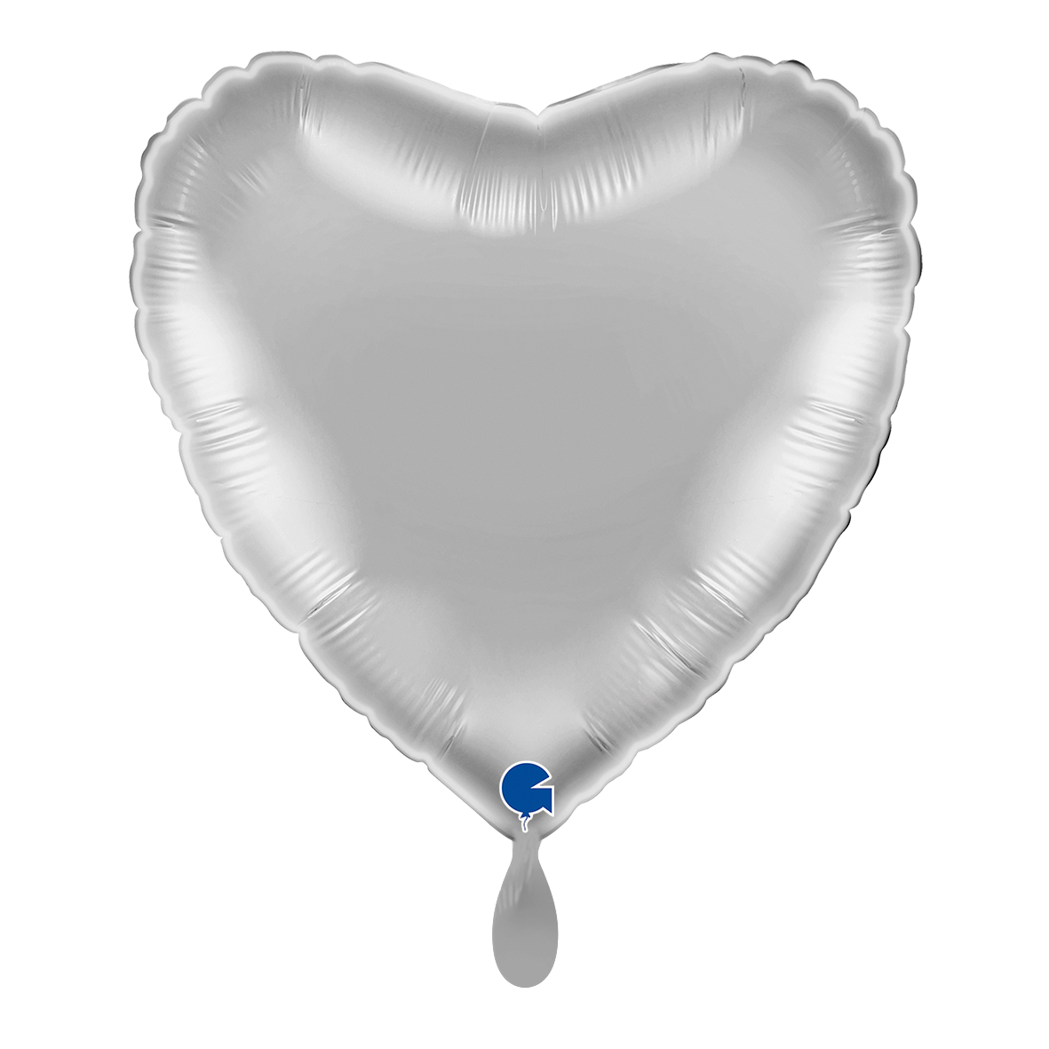 1 Balloon - Heart - Silver