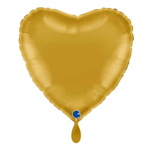 1 Balloon - Heart - Gold