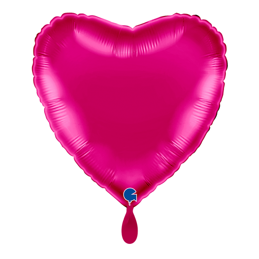 1 Balloon - Heart - Magenta