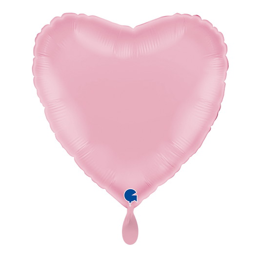 1 Balloon - Heart - Pastel Pink