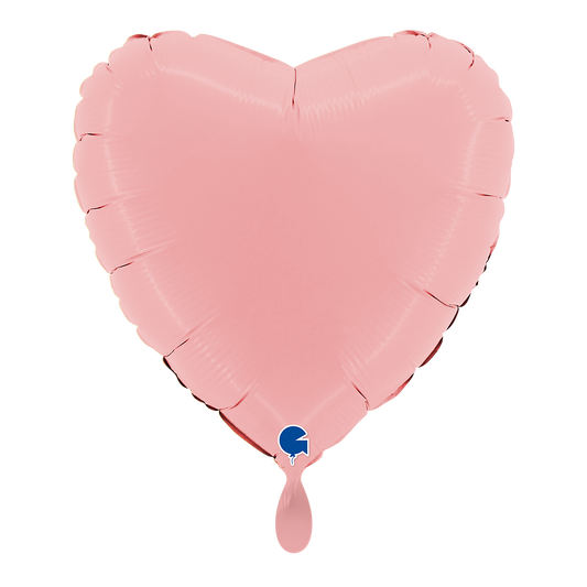 1 Balloon - Heart - Matte Pink