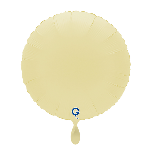 1 Balloon - Round - Soft Matte French Butter