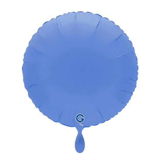 1 Balloon - Round - Soft Matte Lotus Blue