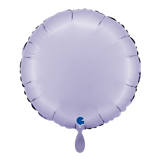 1 Balloon - Round - Satin Lilac
