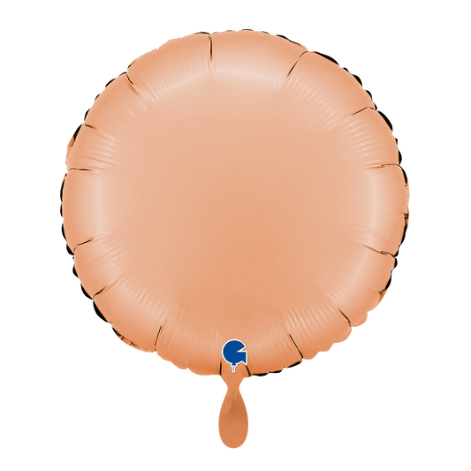 1 Balloon - Round - Satin Peach