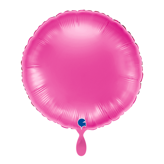 1 Balloon - Round - Fuxia