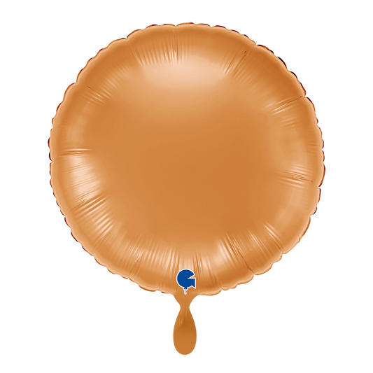 1 Balloon - Round - Sunset Gold