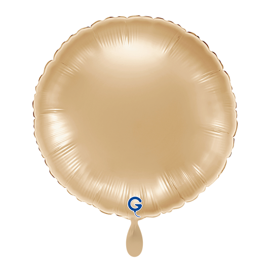 1 Balloon - Round - White Gold