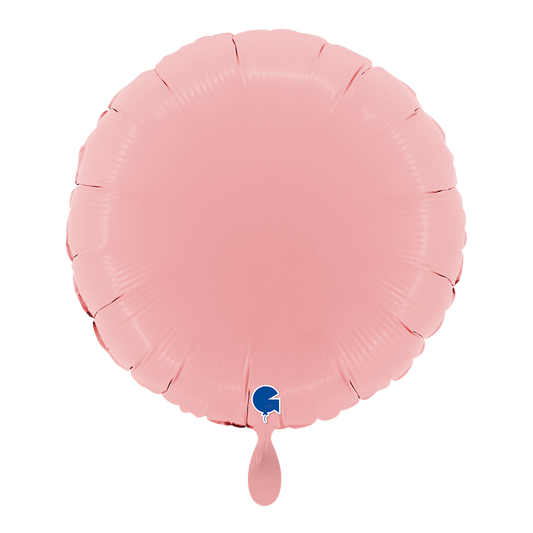 1 Balloon - Round - Matte Pink