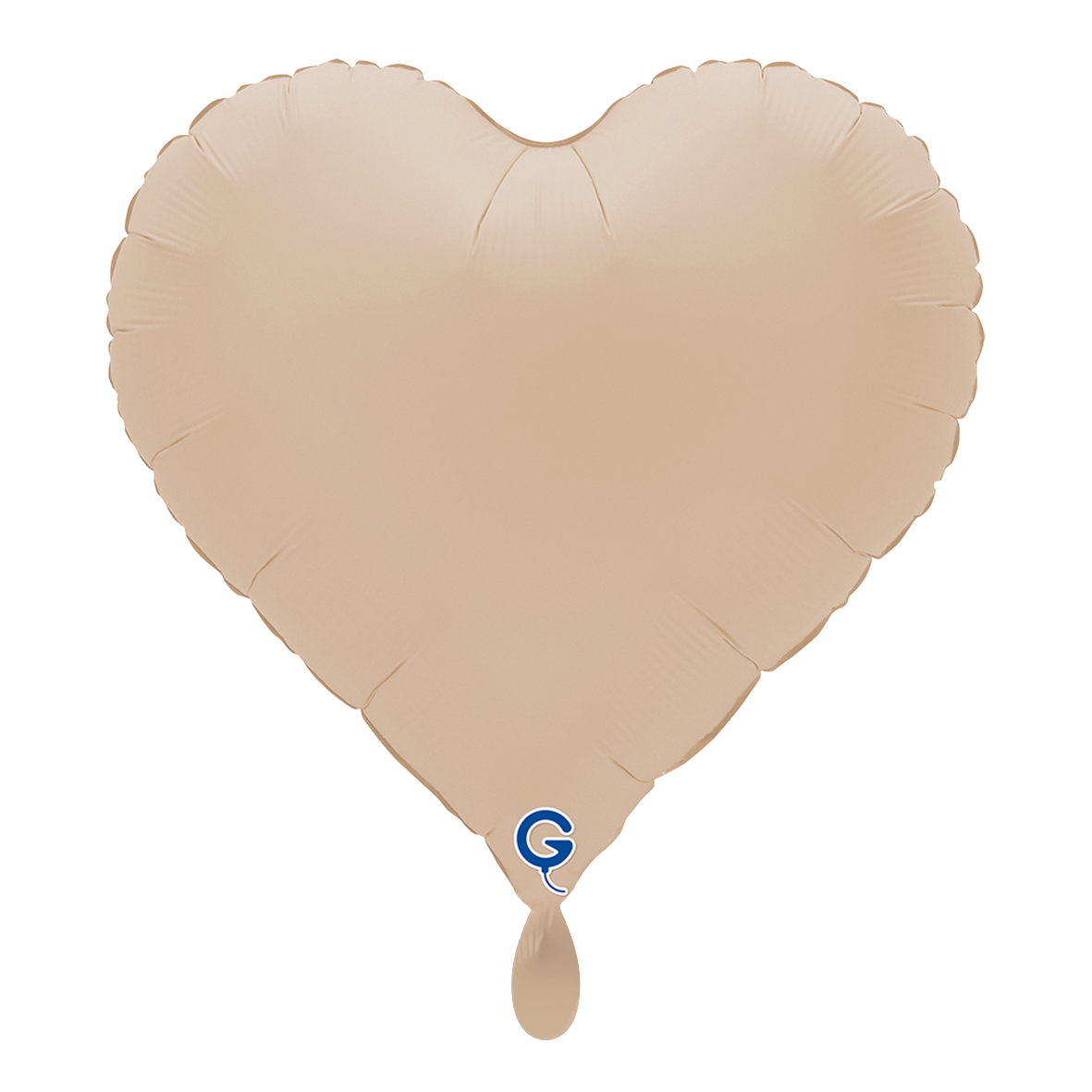 1 Balloon - Heart - Soft Matte Cappuccino