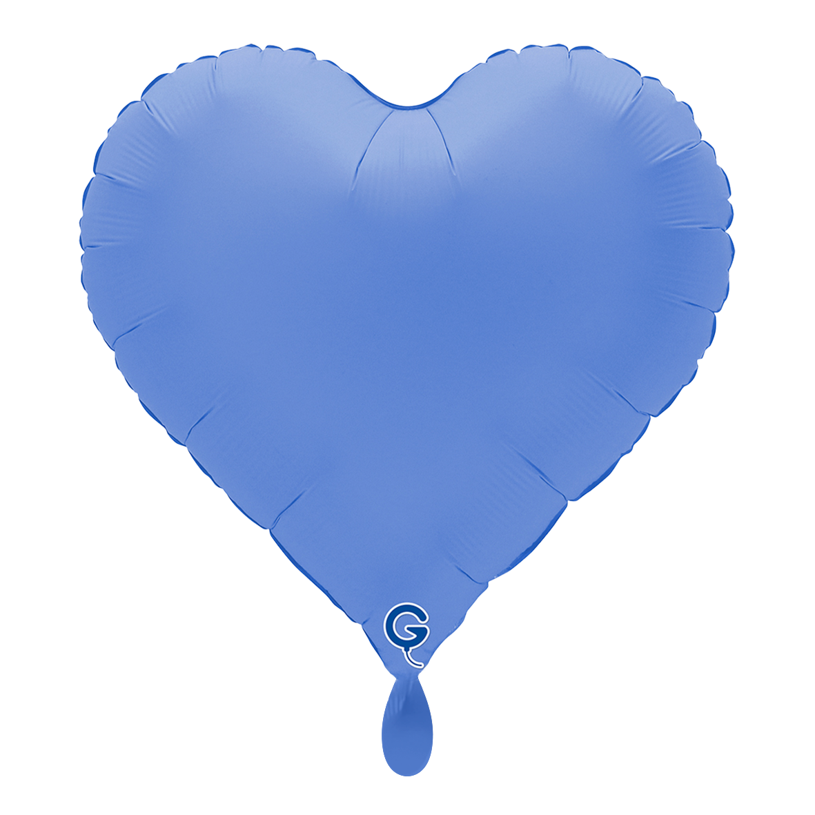 1 Balloon - Heart - Soft Matte Lotus Blue