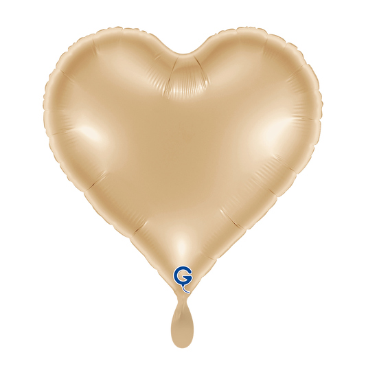 1 Balloon - Sweetie Heart - White Gold