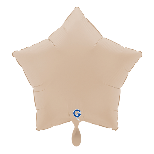 1 Balloon - Star - Soft Matte Cappuccino