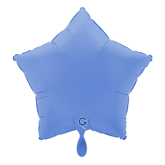 1 Balloon - Star - Soft Matte Lotus Blue