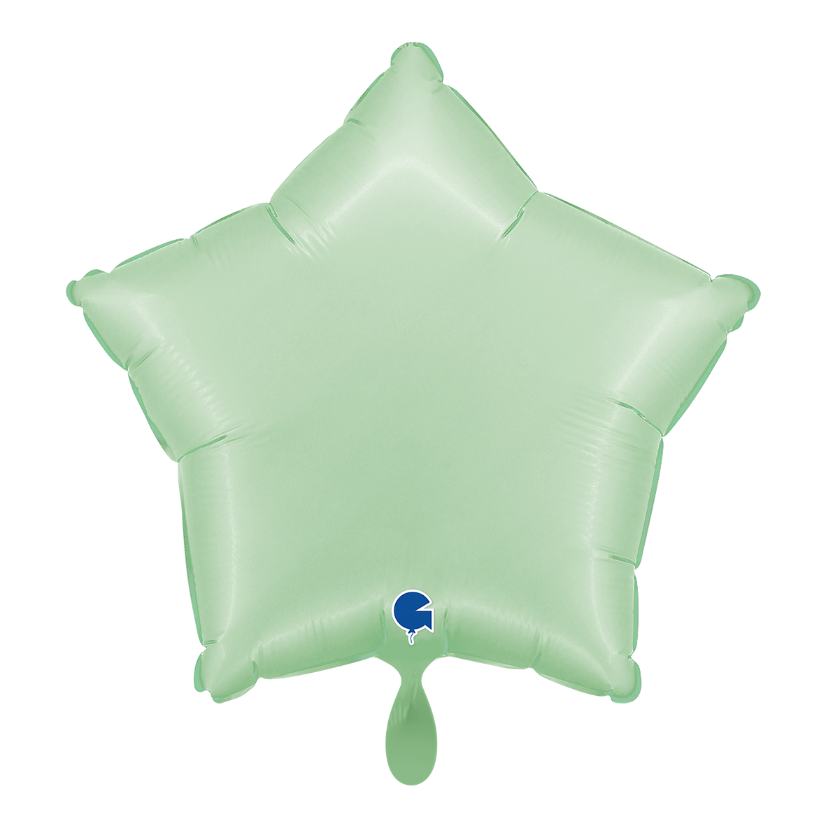 1 Balloon - Star - Satin Glazed Mint