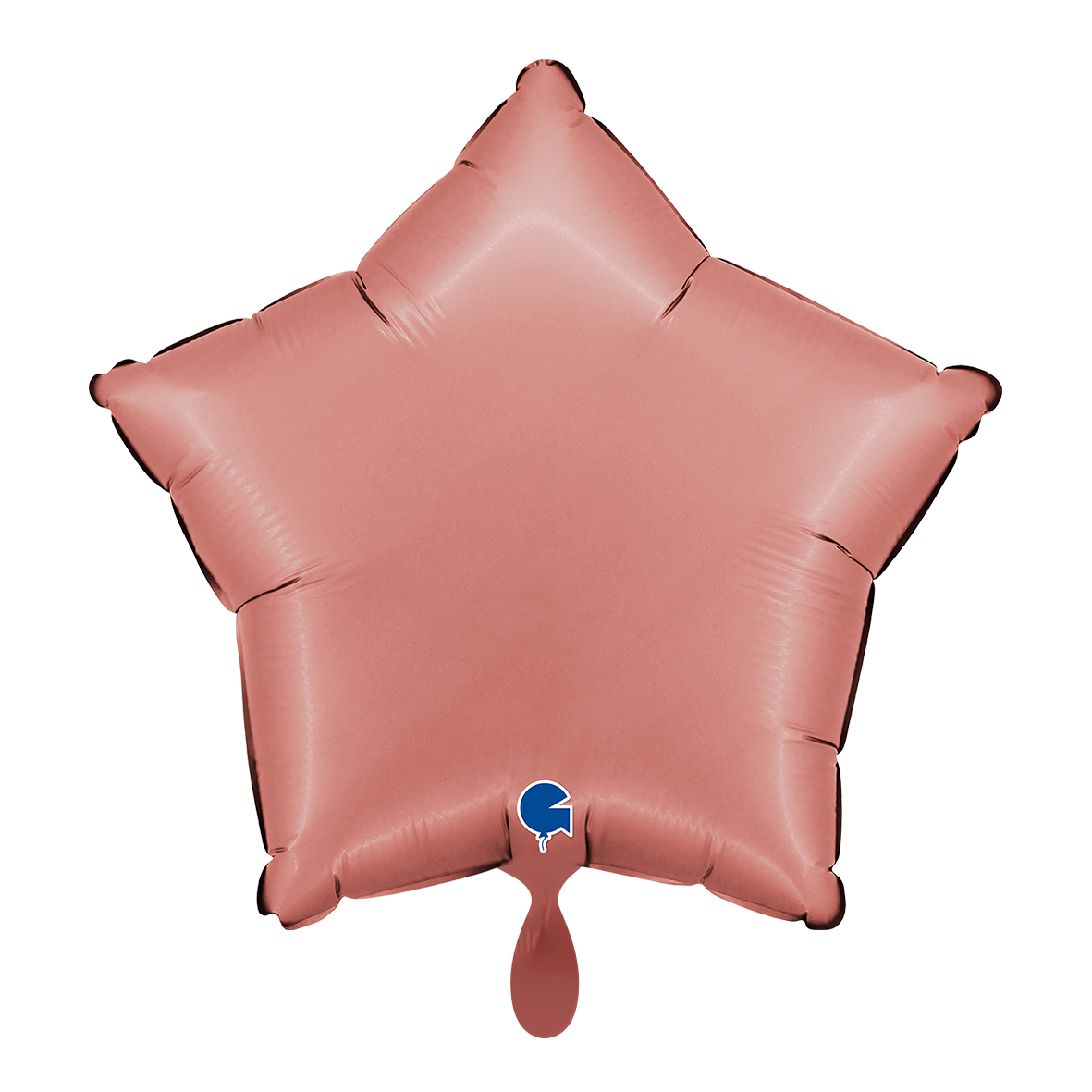 1 Balloon - Star - Satin Rose Gold