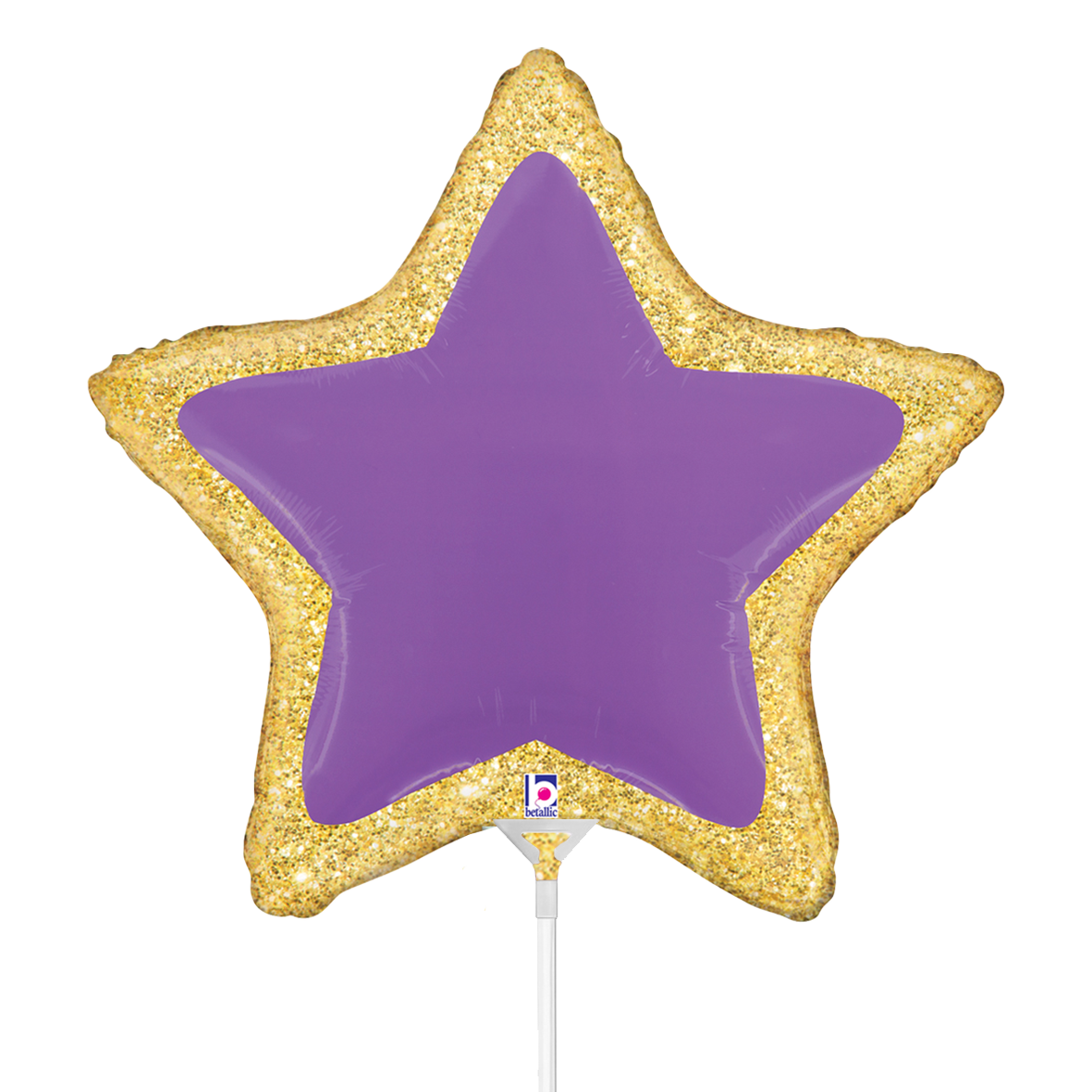 10 Miniballoons Airfilled - Star Patch (Unverpackt)