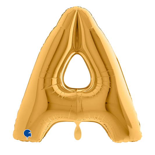 1 Balloon XXL - Letter A - Gold