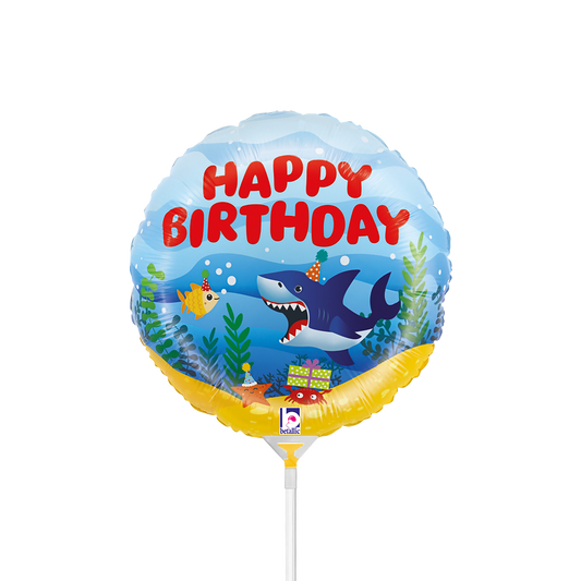 10 Miniballoons Airfilled - Birthday Ocean Party (Unverpackt)