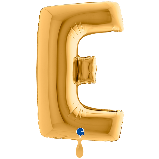 1 Balloon XXL - Letter E - Gold