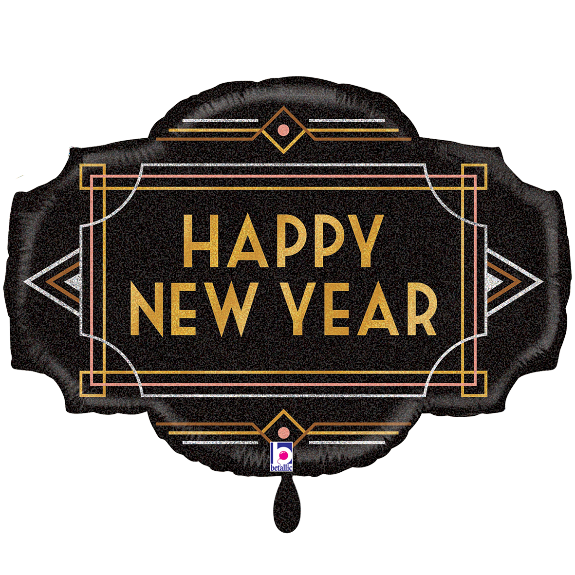 1 Balloon XXL - Art Deco New Year