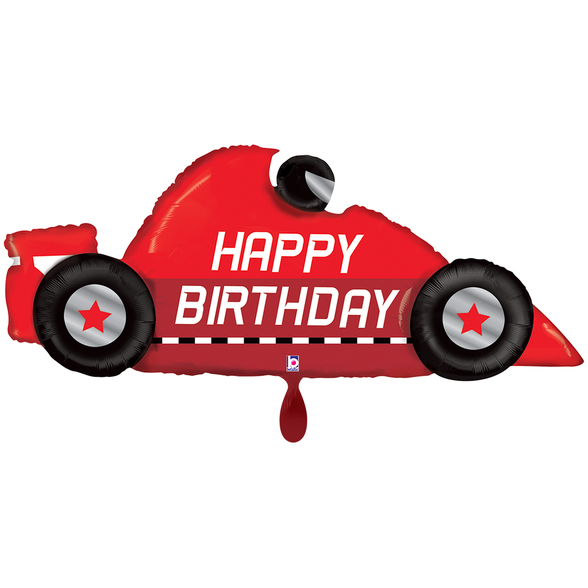 1 Balloon XXL - Race Car Birthday